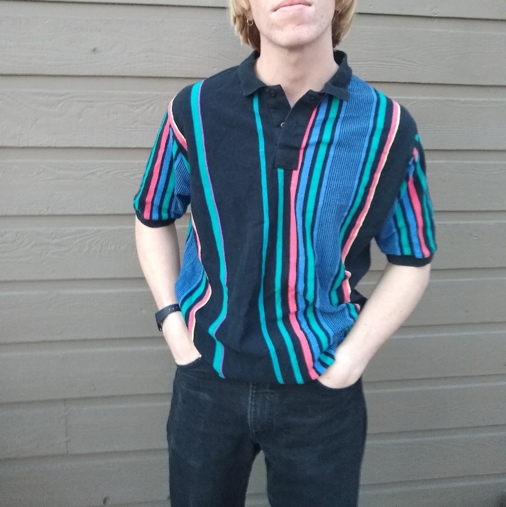 Neon polo shirt